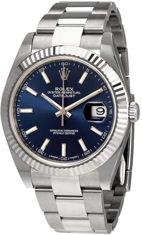 rolex datejust 41 azul|Rolex Datejust 41 specifications.